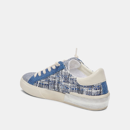 ZINA SNEAKERS NAVY MULTI WOVEN