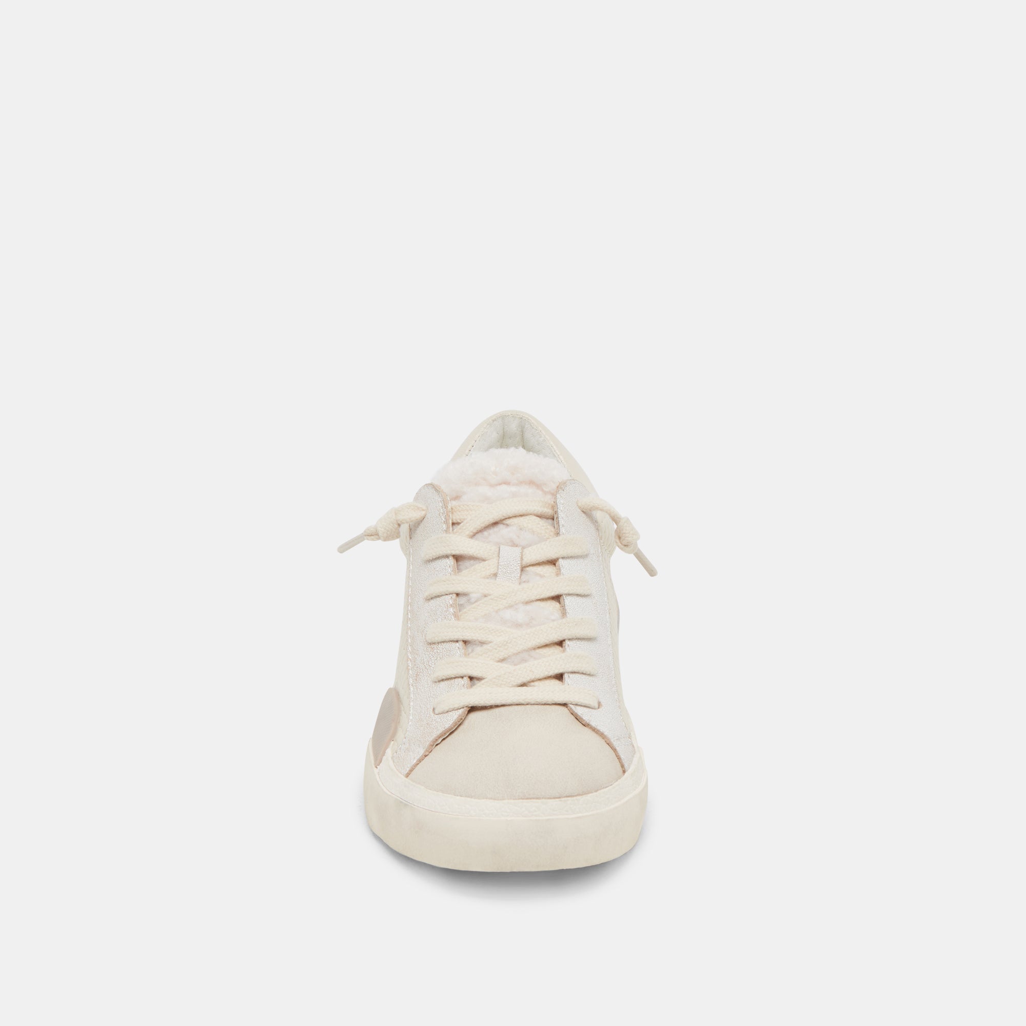 ZINA PLUSH SNEAKERS OFF WHITE WOVEN