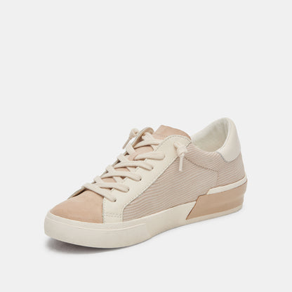 ZINA SNEAKERS WHITE DUNE EMBOSSED LEATHER