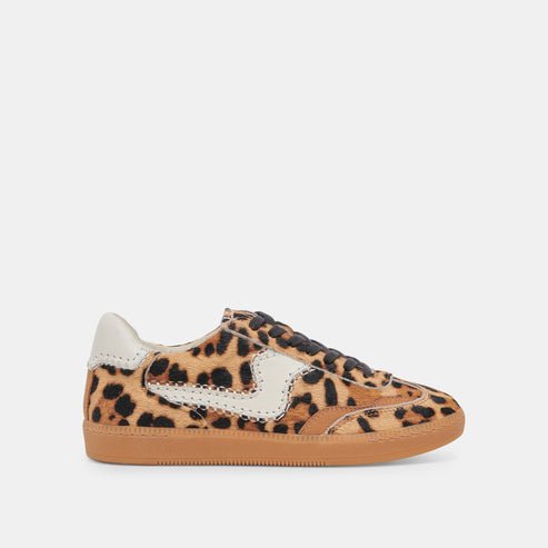 NOTICE STITCH SNEAKERS DK LEOPARD CALF HAIR – Dolce Vita