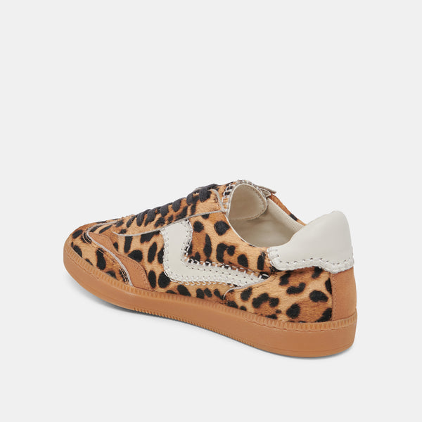 NOTICE STITCH SNEAKERS DK LEOPARD CALF HAIR – Dolce Vita