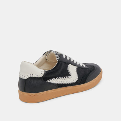 NOTICE STITCH SNEAKERS ONYX CALF HAIR