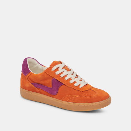 NOTICE SNEAKERS ORANGE MULTI SUEDE