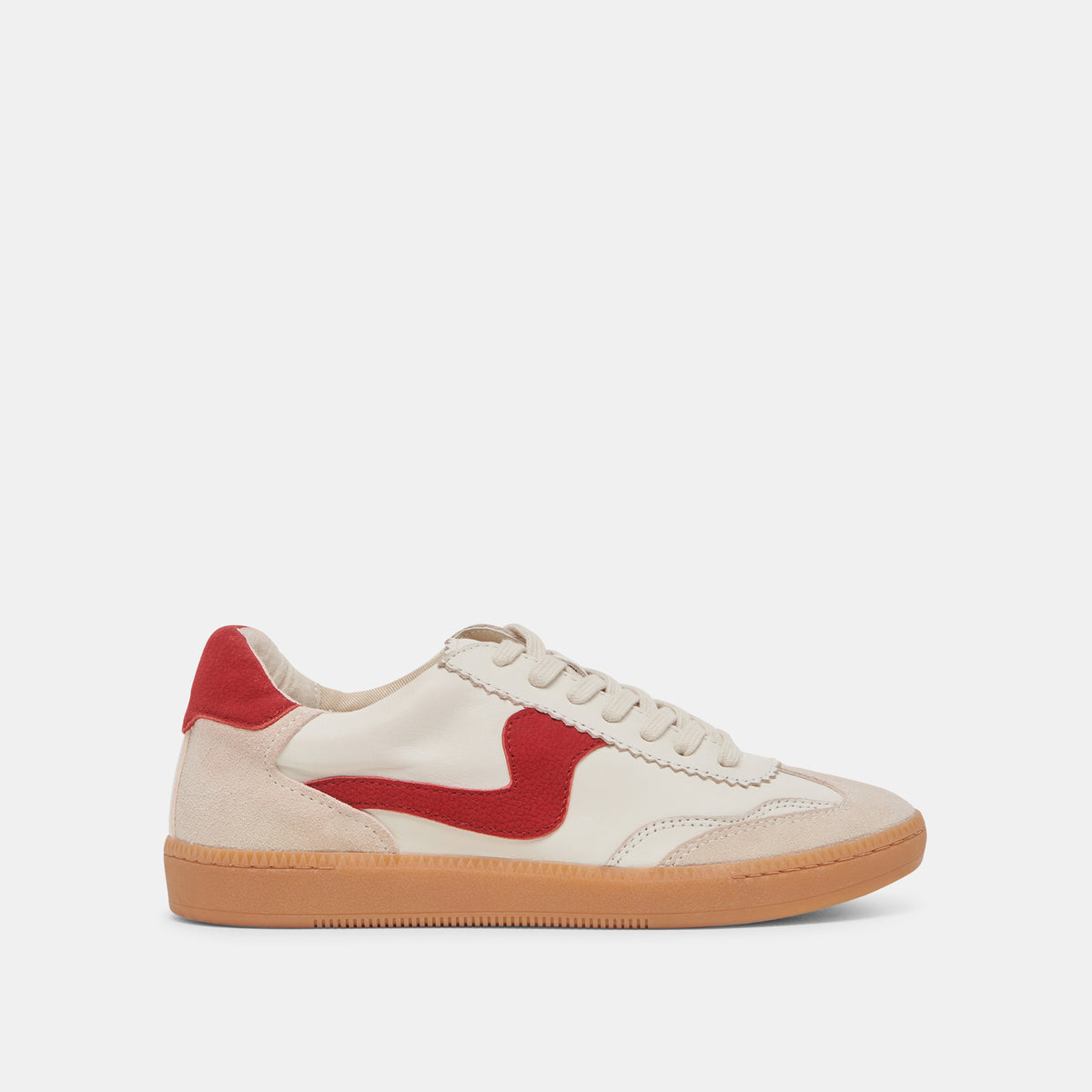 Notice Sneakers White Red Leather – Dolce Vita