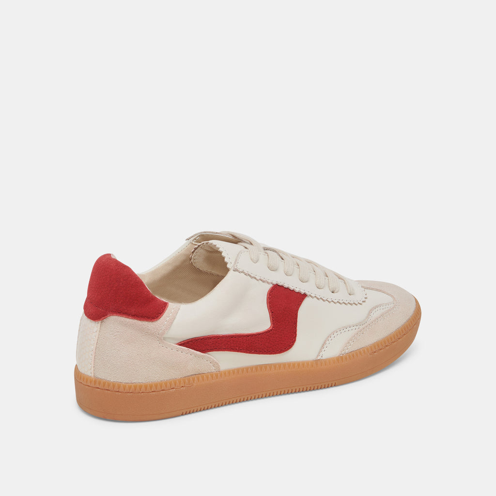 NOTICE SNEAKERS WHITE RED LEATHER – Dolce Vita