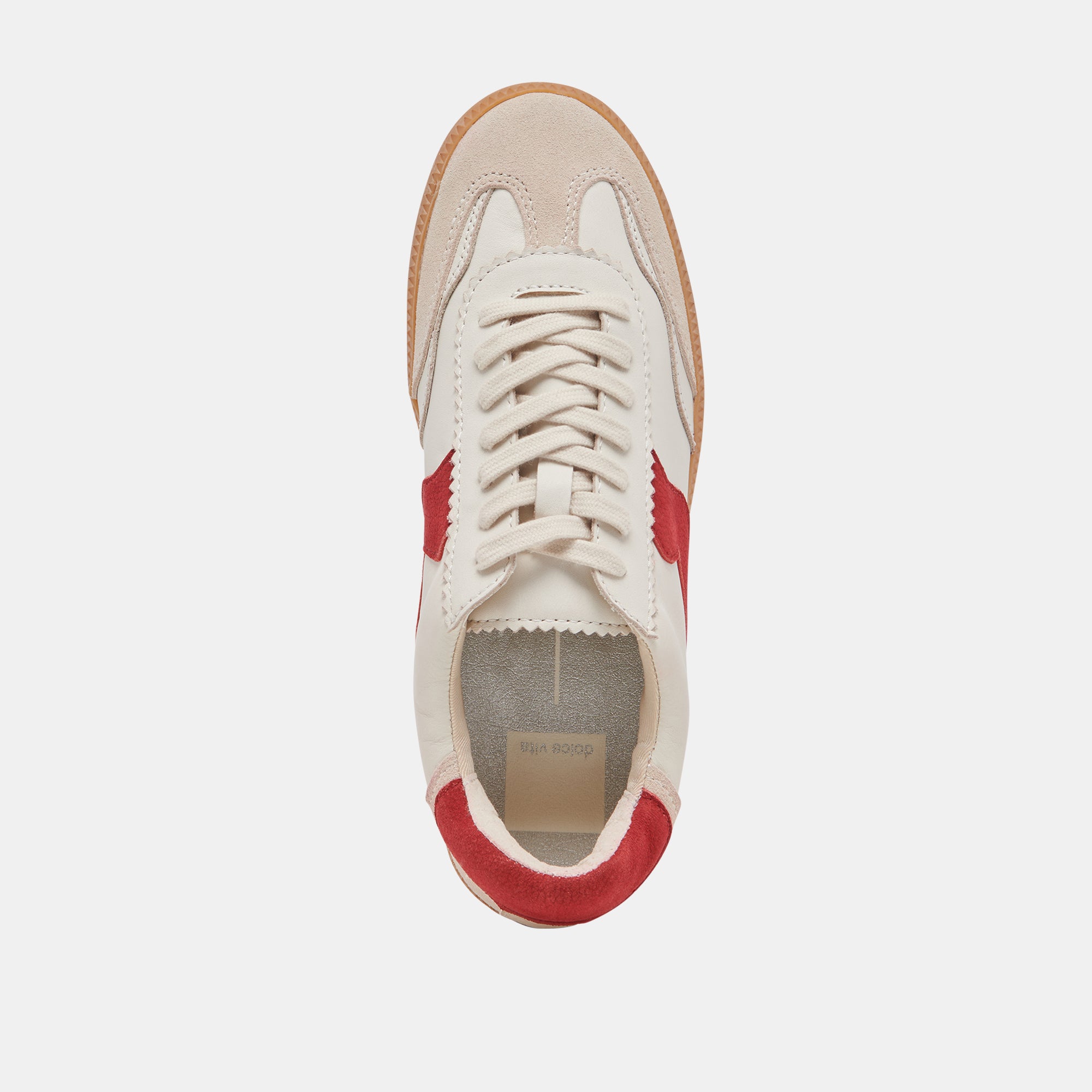 NOTICE SNEAKERS WHITE RED LEATHER – Dolce Vita