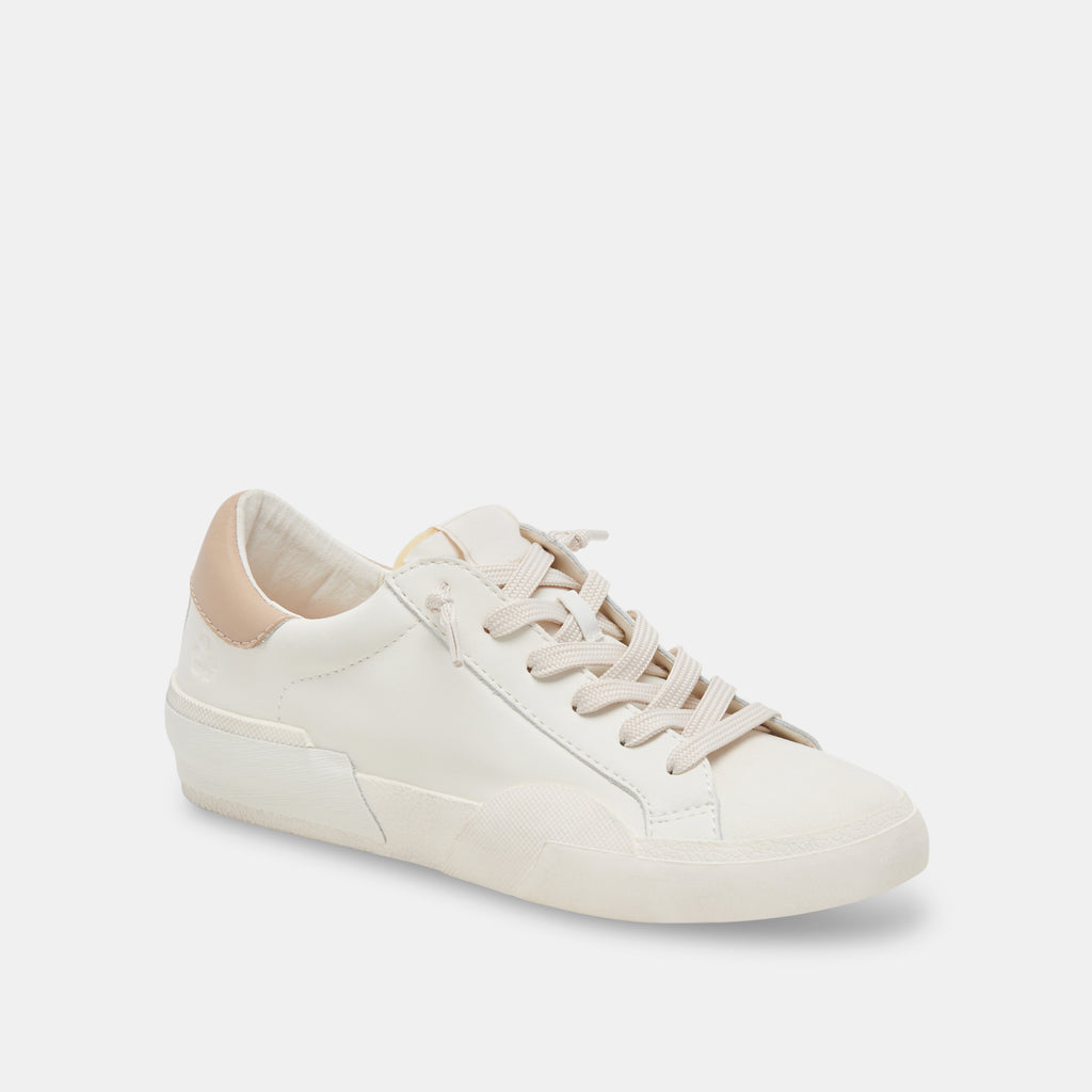 ZINA FOAM 360 SNEAKERS WHITE DUNE RECYCLED LEATHER – Dolce Vita