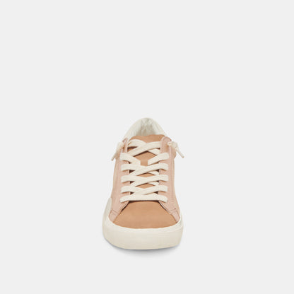 ZINA SNEAKERS BRONZE EMBOSSED LEATHER