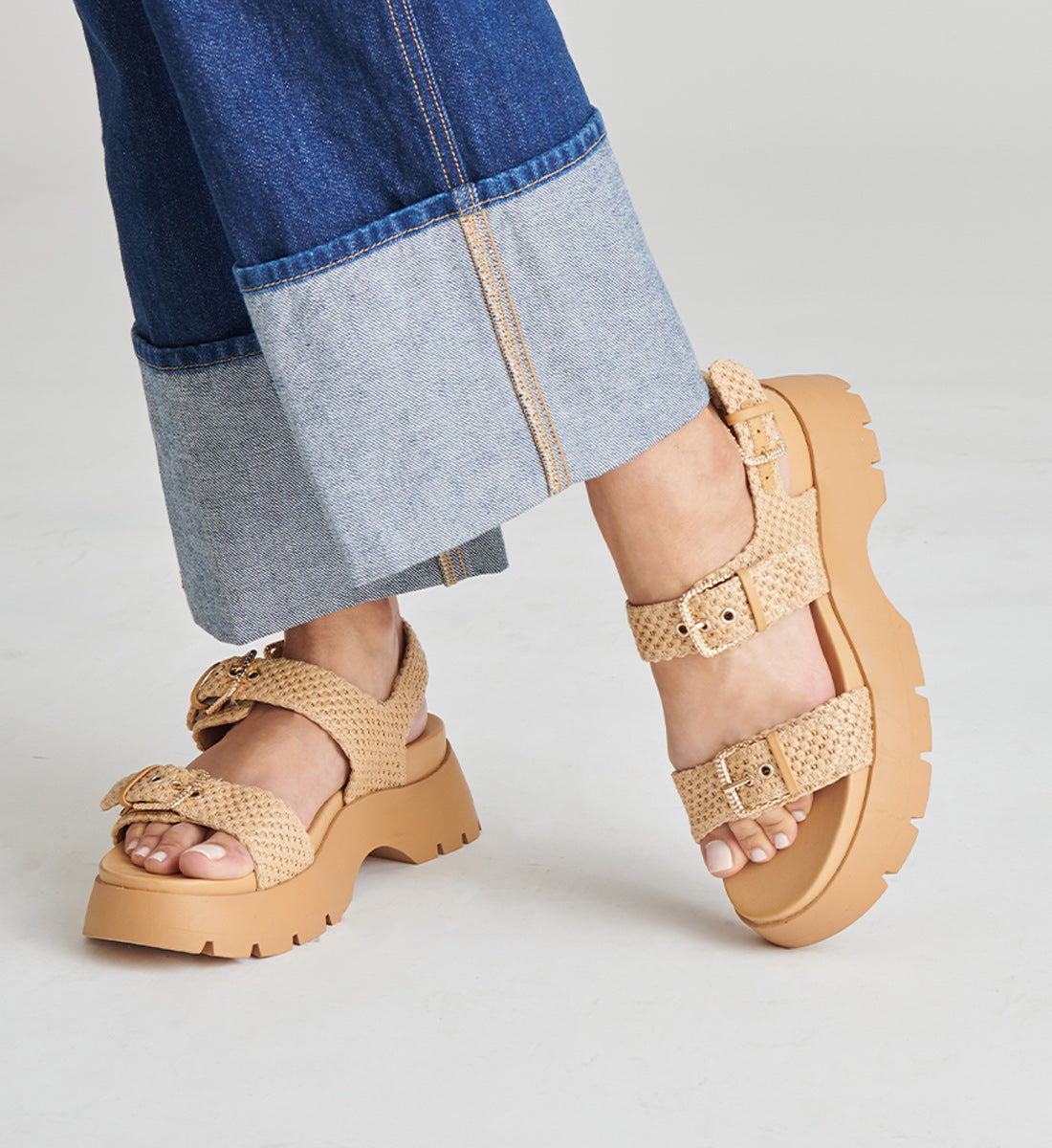Gucci - Gucci Leather mid-heel sandal on Designer Wardrobe
