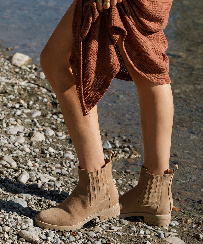 FRAYA H2O BOOTIES TAUPE SUEDE