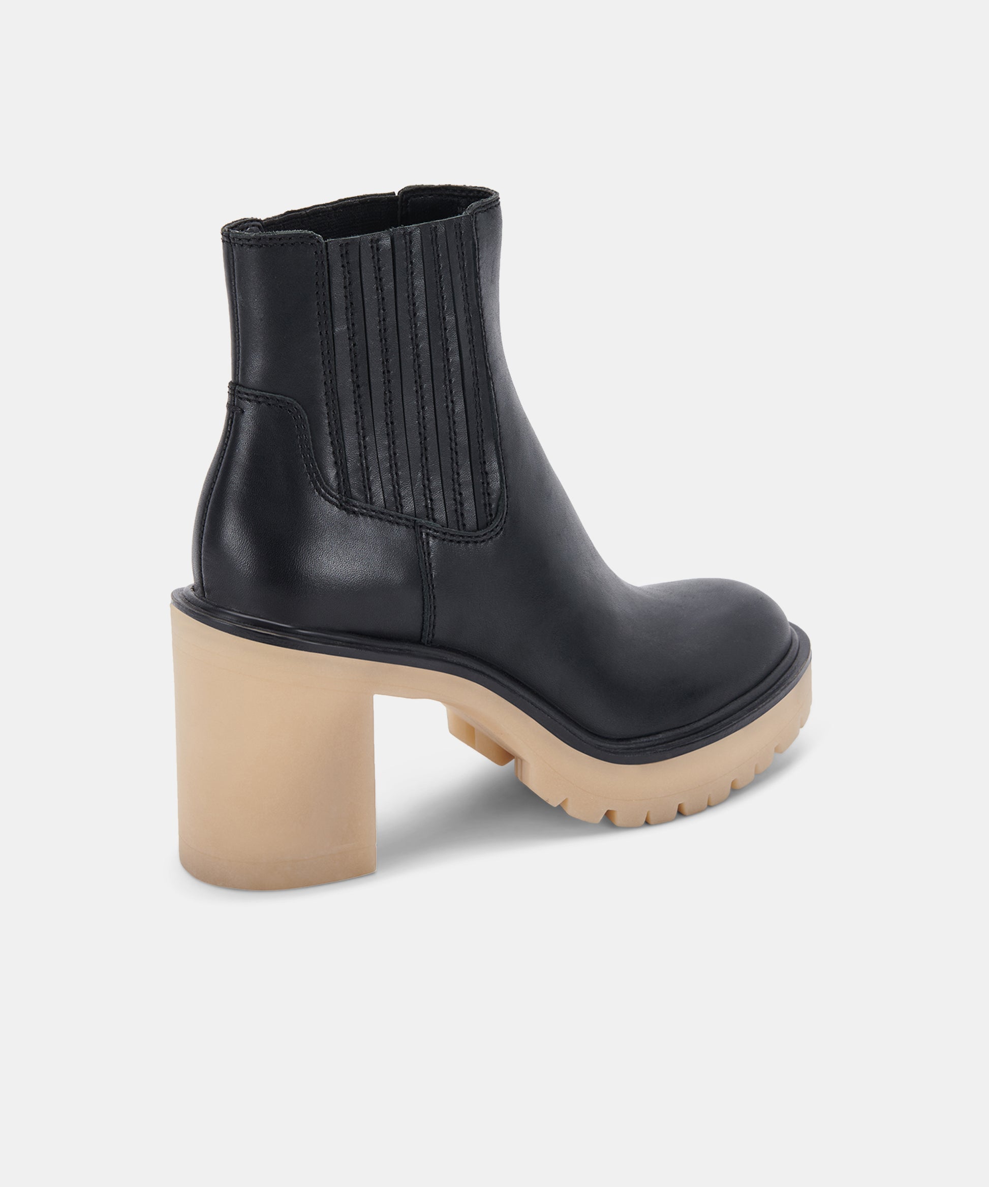 CASTER H2O BOOTIES IN BLACK LEATHER -   Dolce Vita