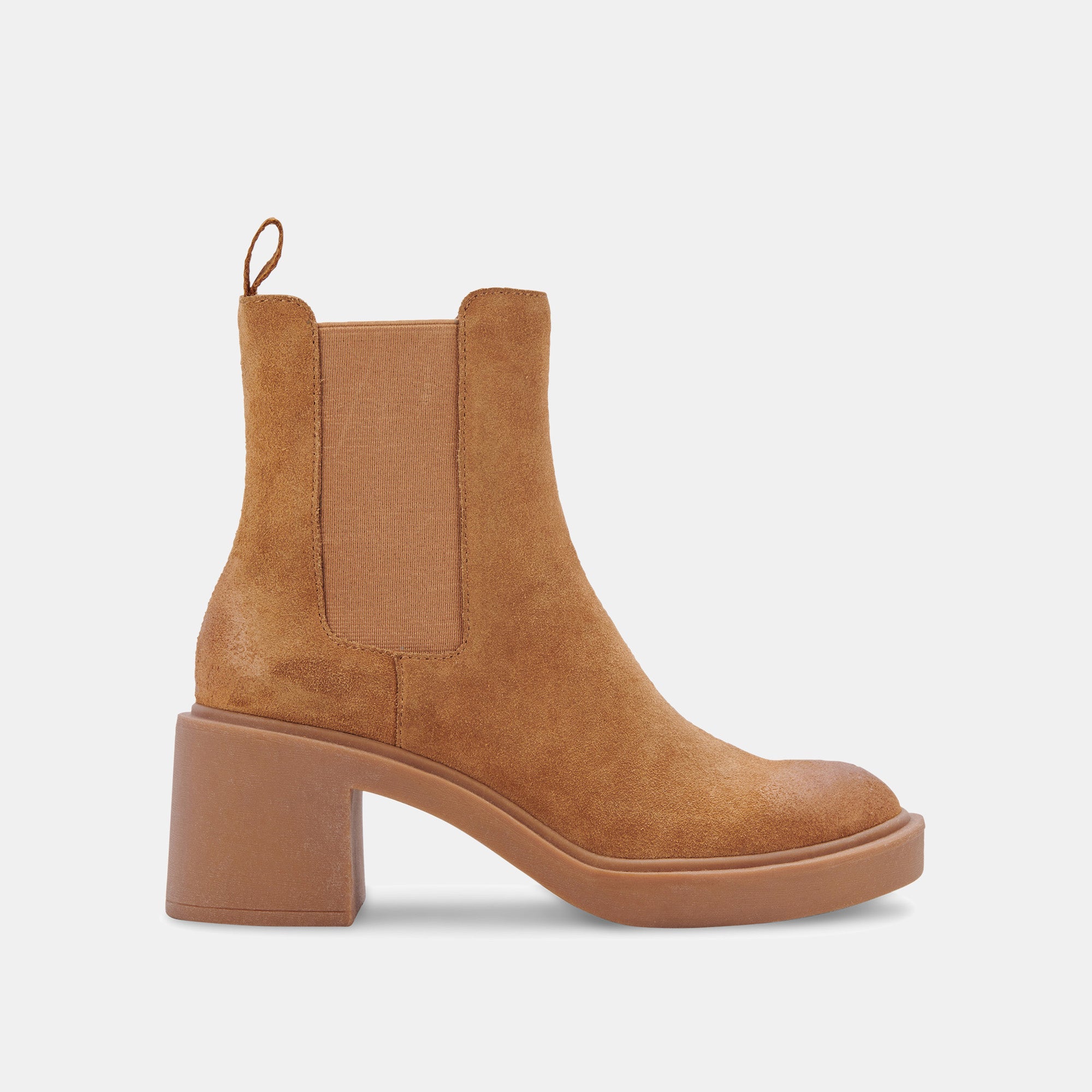 dolce vita tan suede booties