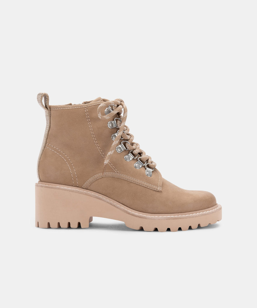 HUEY HIKER BOOTS IN MUSHROOM NUBUCK -   Dolce Vita