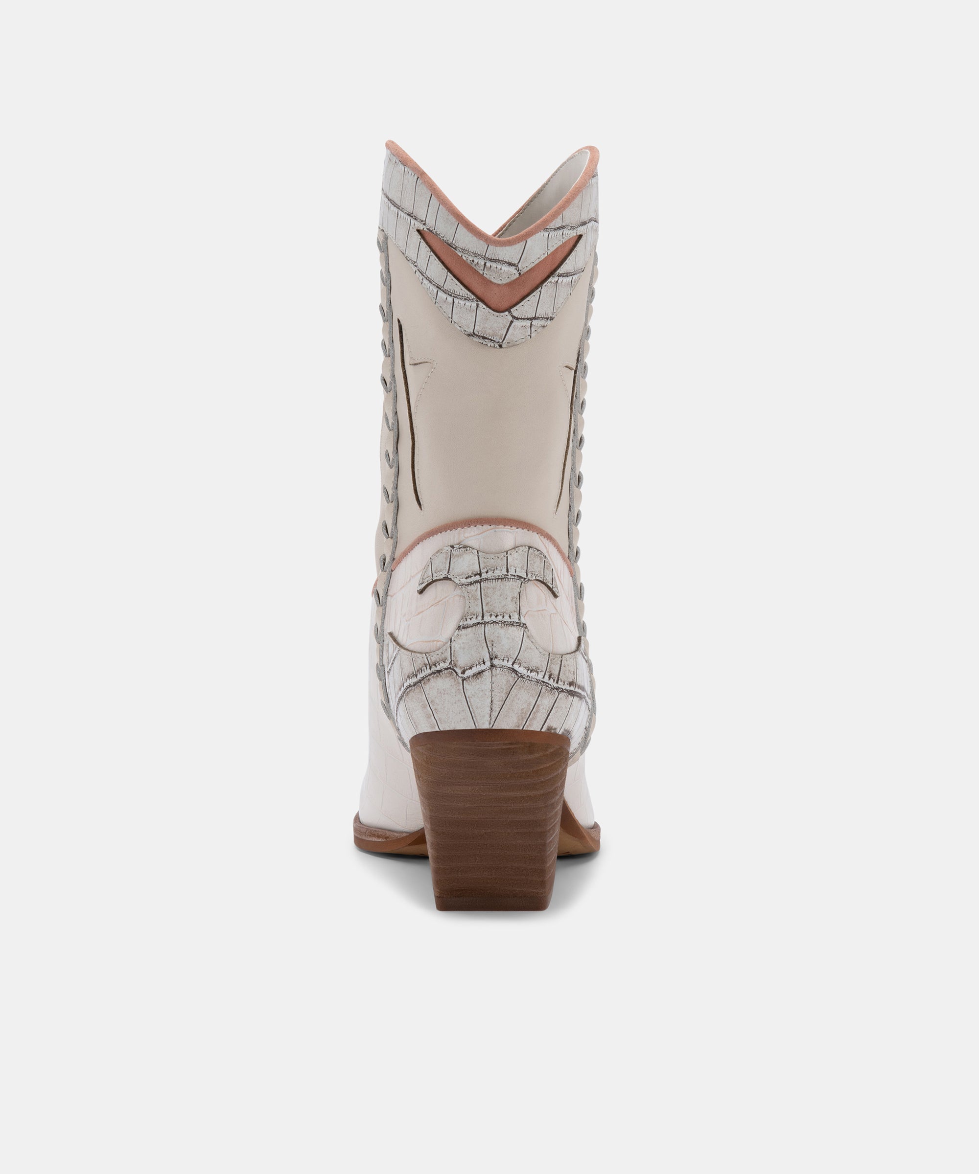 LORAL BOOTIES IVORY LEATHER – Dolce Vita