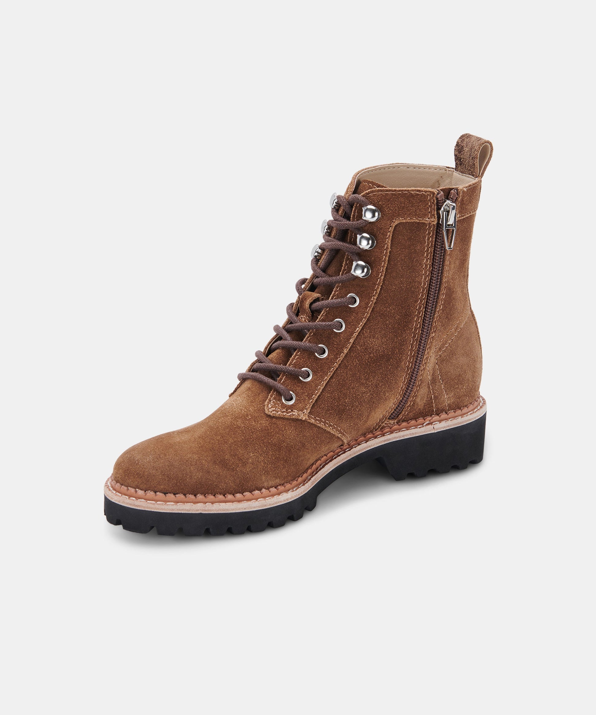 AVENA BOOTS IN DK BROWN SUEDE -   Dolce Vita