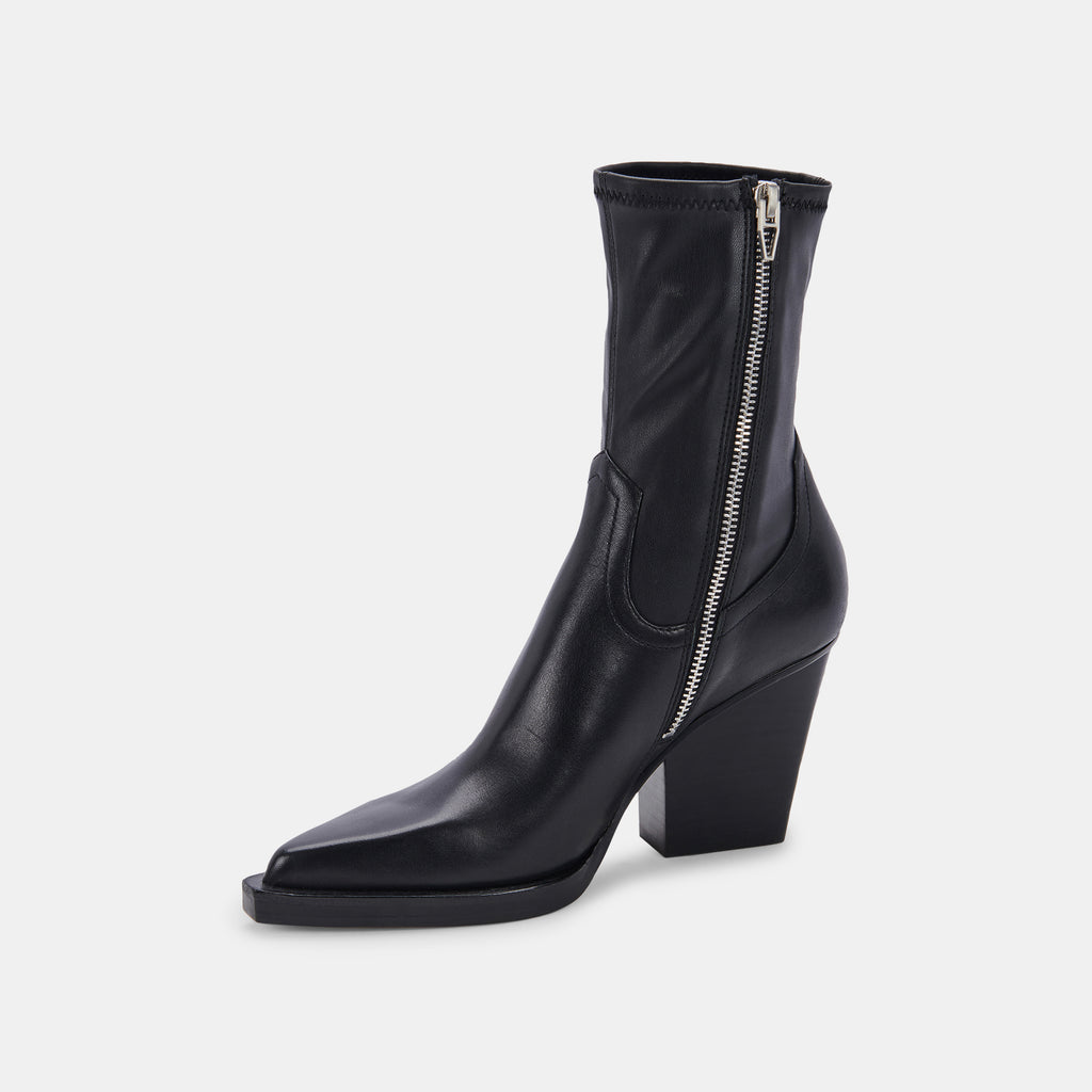 BOYD BOOTS BLACK LEATHER – Dolce Vita