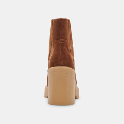 CASTER H2O BOOTIES CAMEL SUEDE