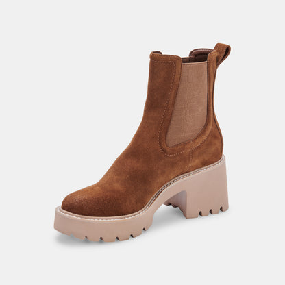 HAWK H2O BOOTIES DK BROWN SUEDE