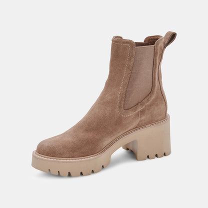 HAWK H20 WIDE BOOTIES MUSHROOM SUEDE