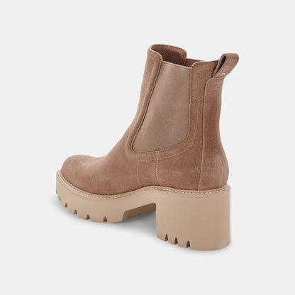 HAWK H2O BOOTIES MUSHROOM SUEDE