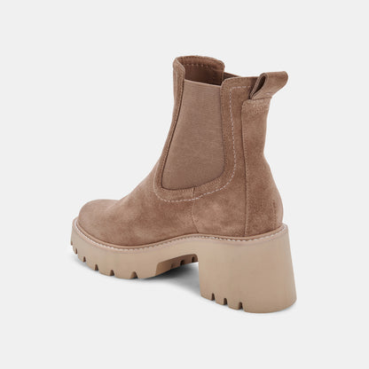 HAWK H20 WIDE BOOTIES MUSHROOM SUEDE