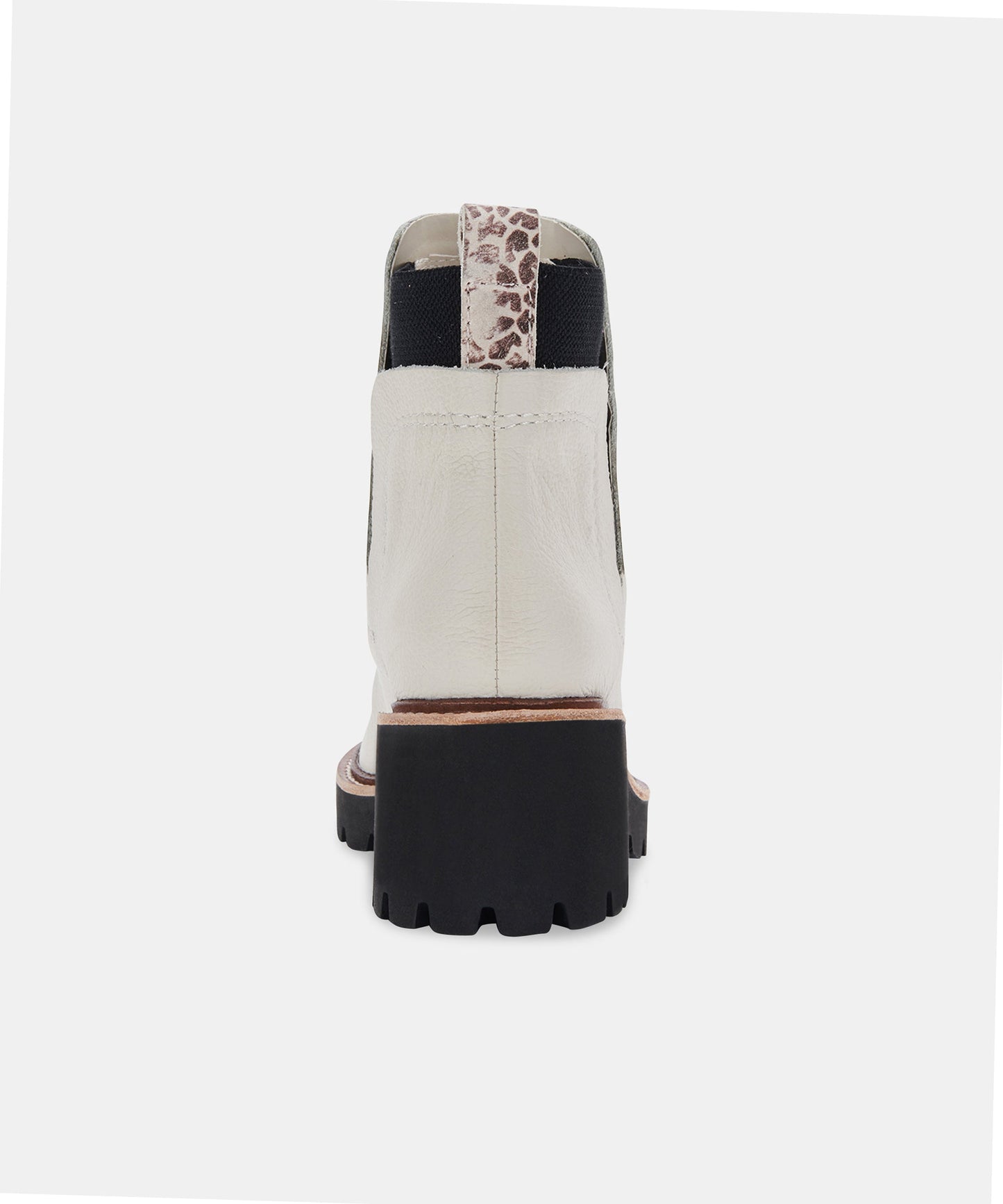 HUEY H2O BOOTS IN IVORY LEATHER -   Dolce Vita