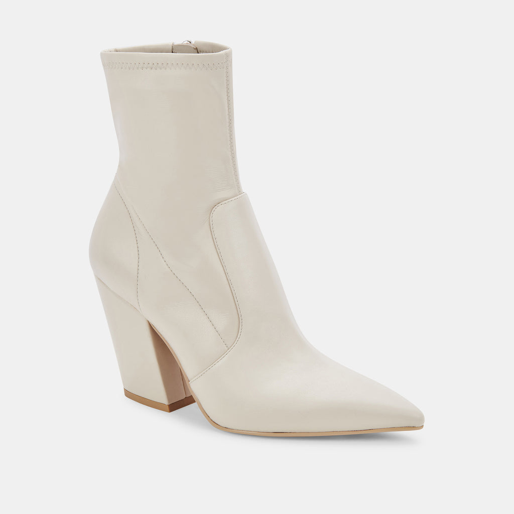 White booties shop dolce vita