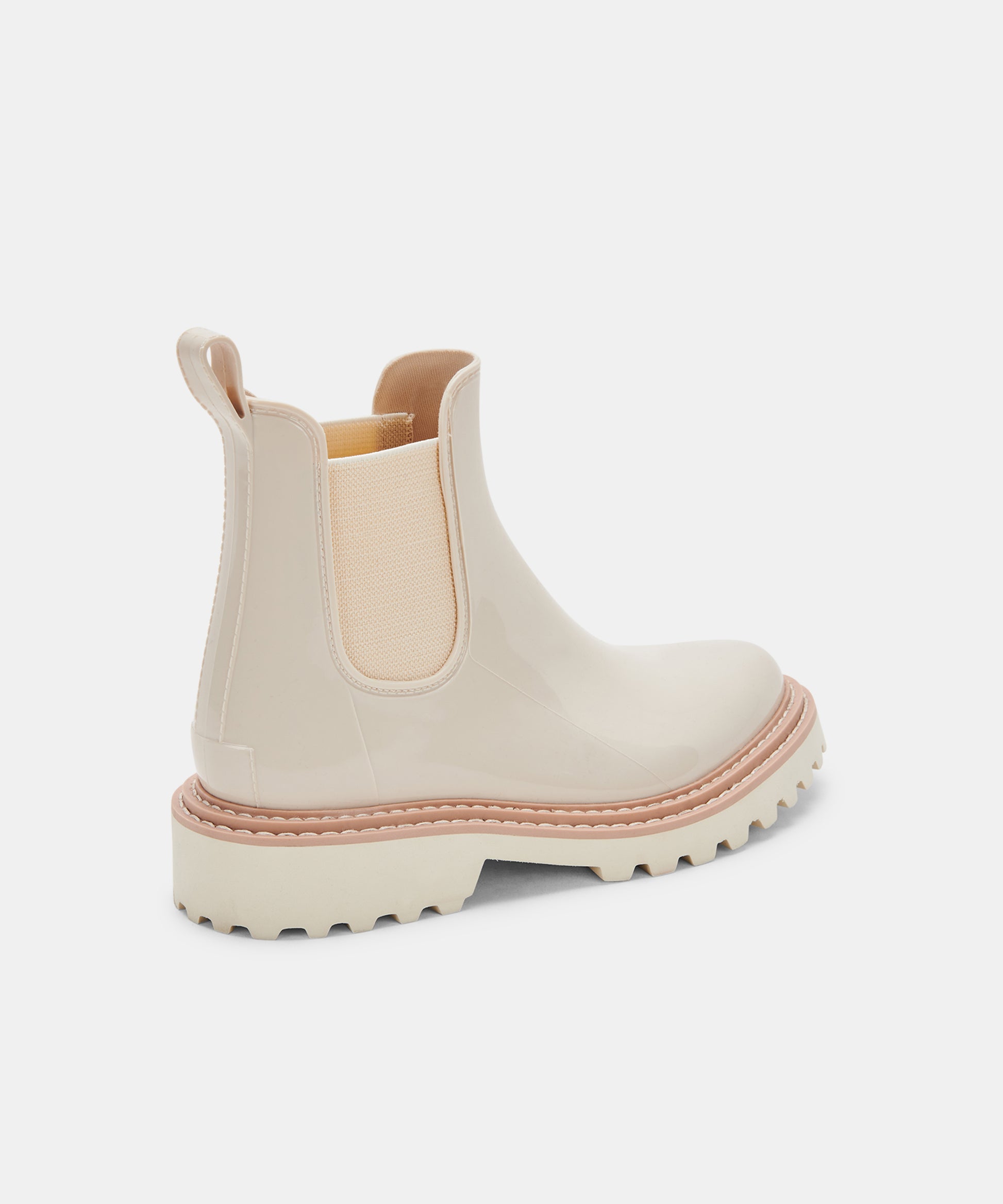 STORMY RAINBOOTS IN IVORY PATENT STELLA -   Dolce Vita