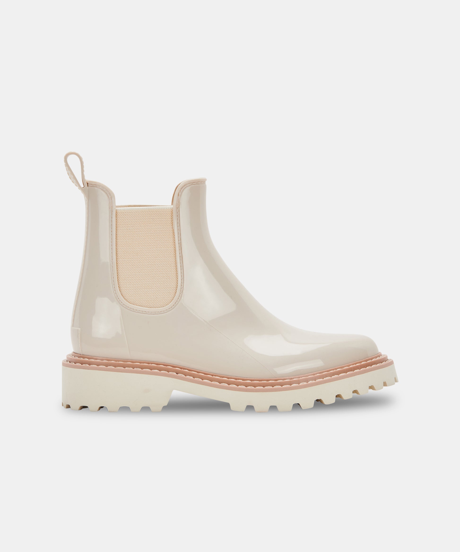 STORMY RAINBOOTS IN IVORY PATENT STELLA -   Dolce Vita