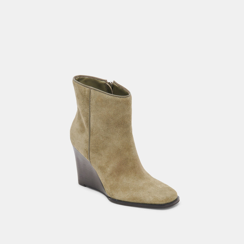 SUSANN BOOTIES MOSS SUEDE - re:vita