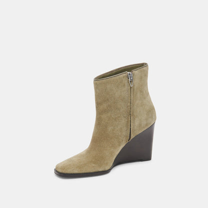 SUSANN BOOTIES MOSS SUEDE - re:vita