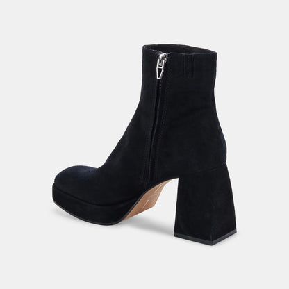 ULYSES BOOTS BLACK SUEDE - re:vita