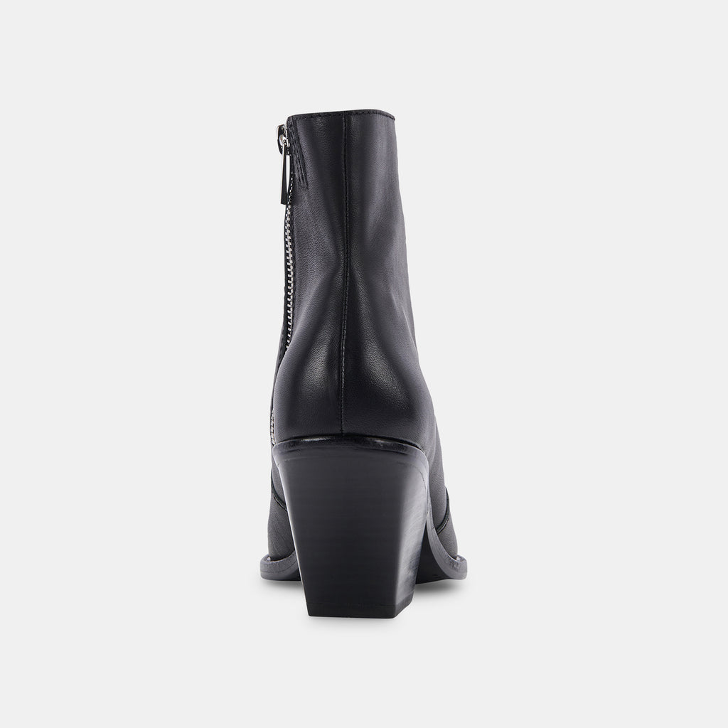 VOLLI BOOTS BLACK LEATHER Dolce Vita