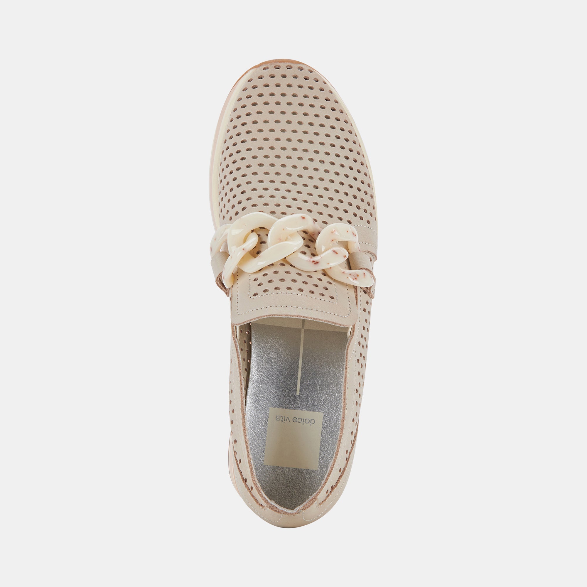 Jhenee Perforated Sneakers Sand Nubuck | Women's Nubuck Sneakers ...