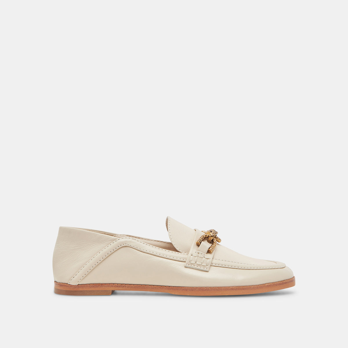REIGN FLATS IVORY LEATHER – Dolce Vita