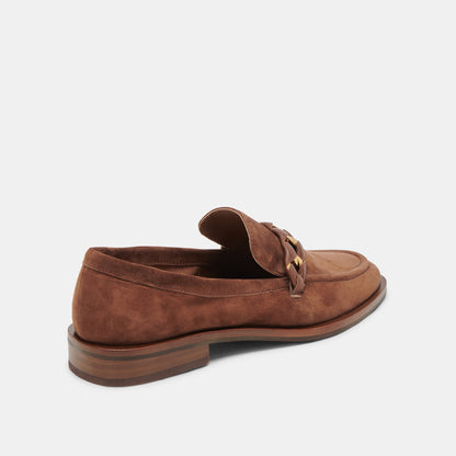 SALLIE FLATS COCOA SUEDE - re:vita