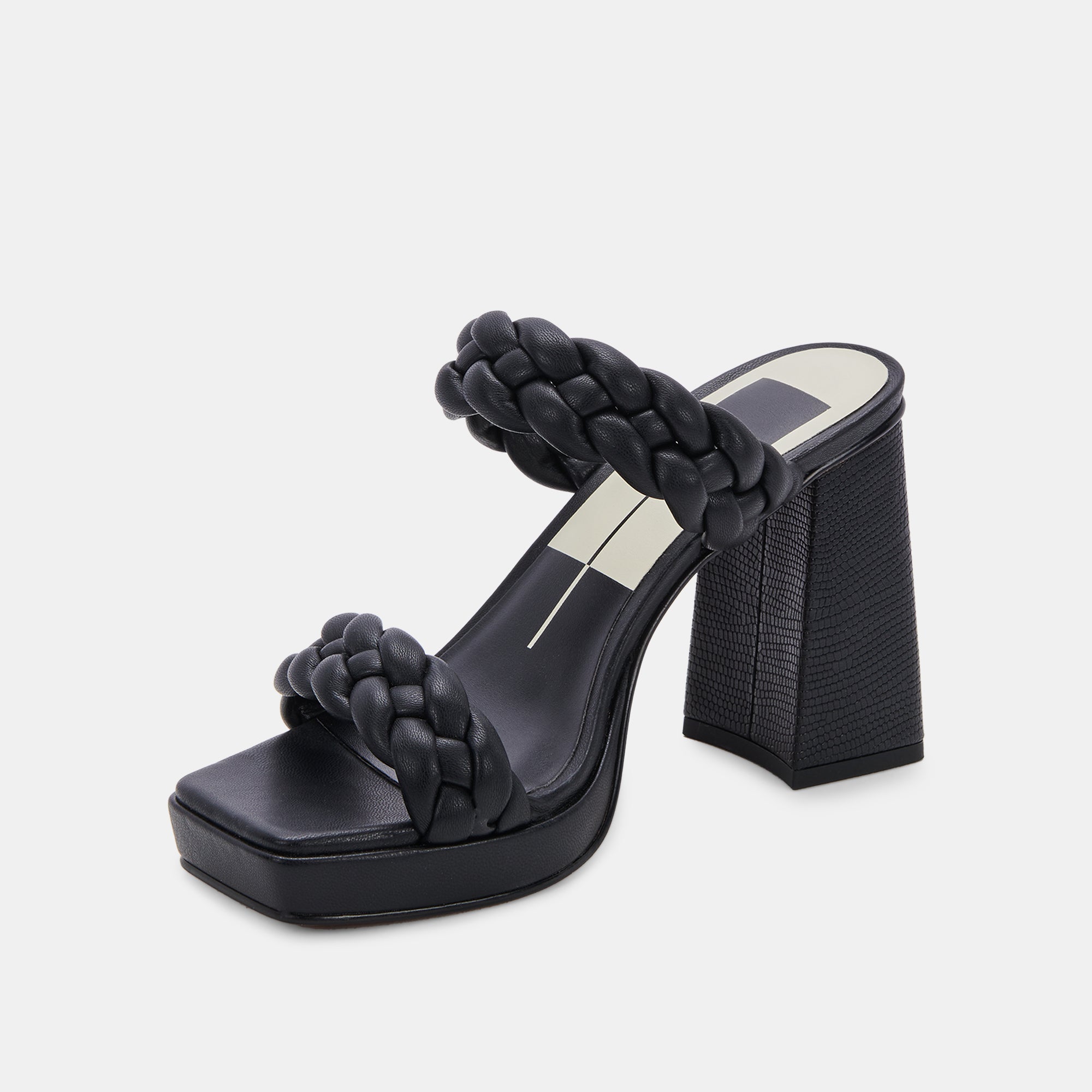 ASHBY Platform Heels Black Stella | Black Stella Heeled Sandals