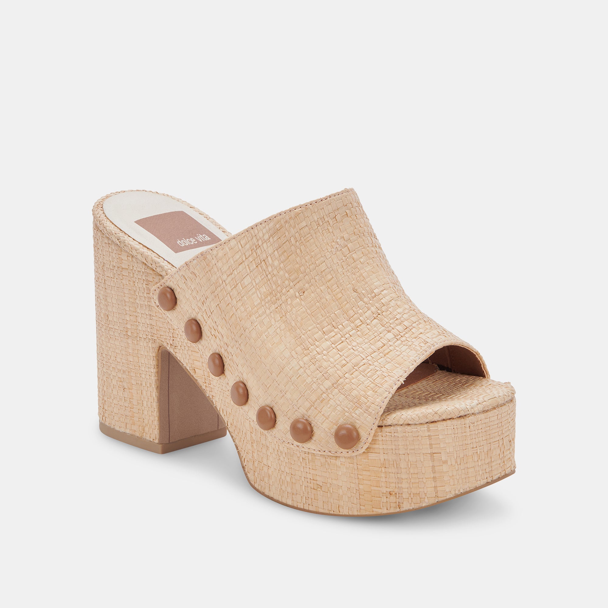 EMOL Heels Light Natural Raffia - Dolce Vita