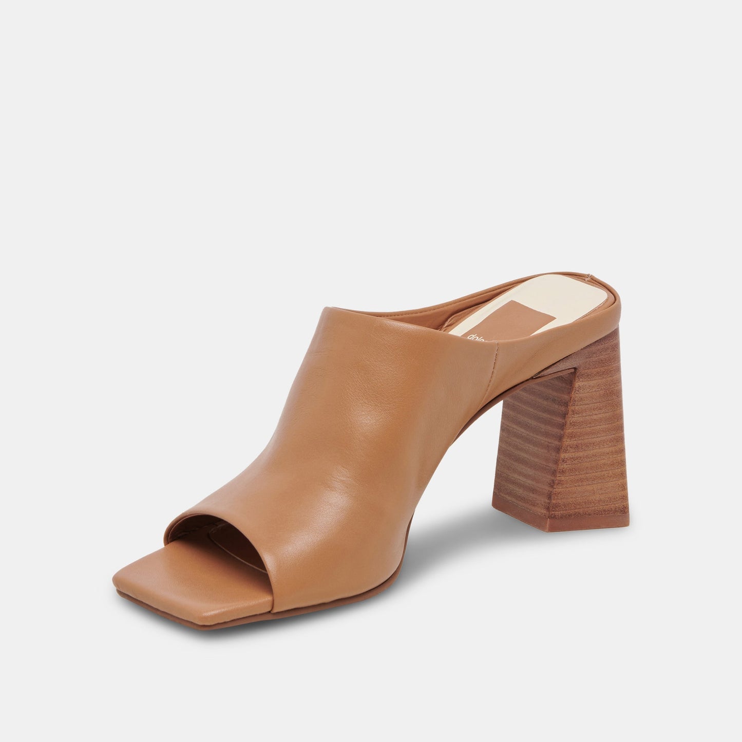 LIZZO HEELS LUGGAGE LEATHER