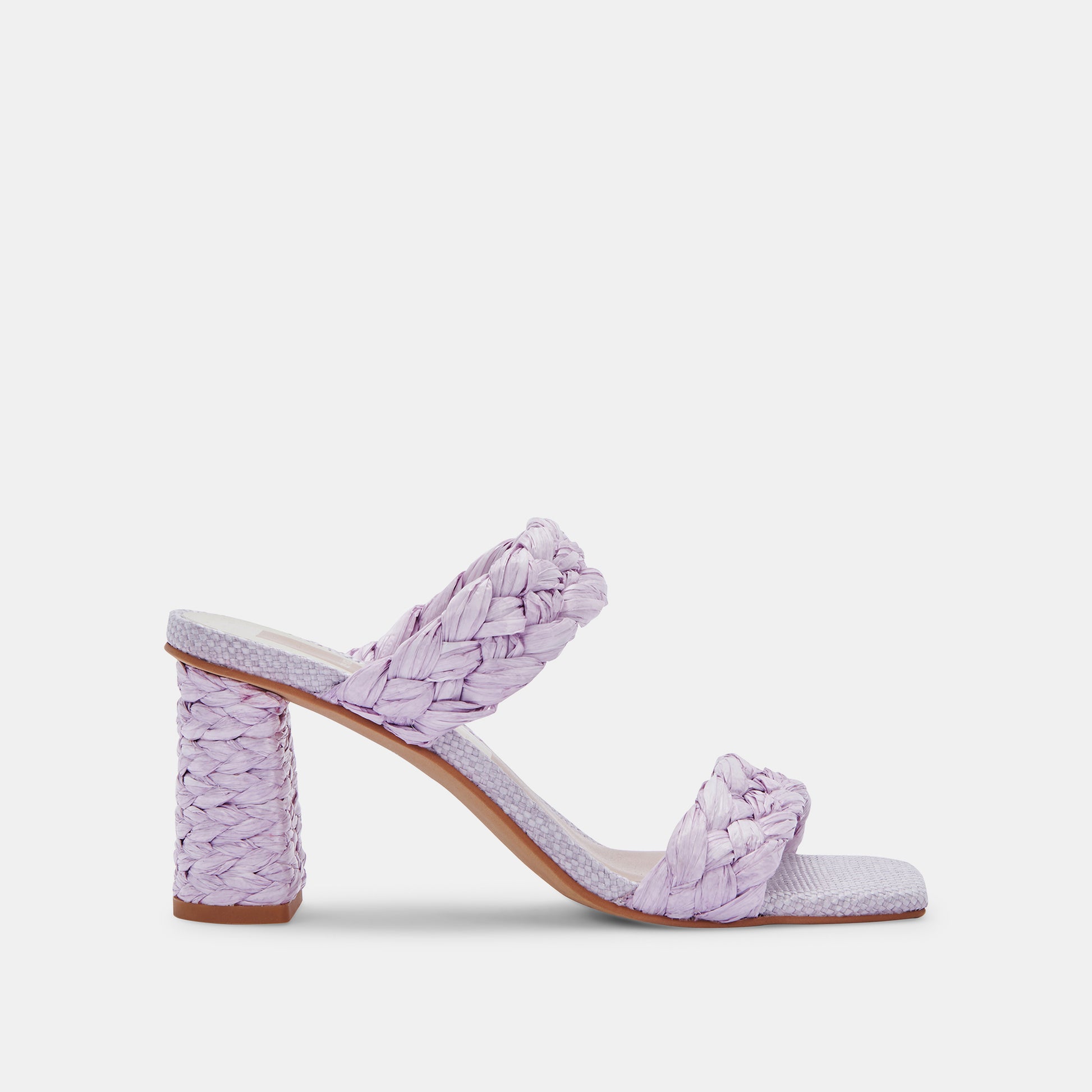 PAILY RAFFIA HEELS IN LILAC RAFFIA -   Dolce Vita