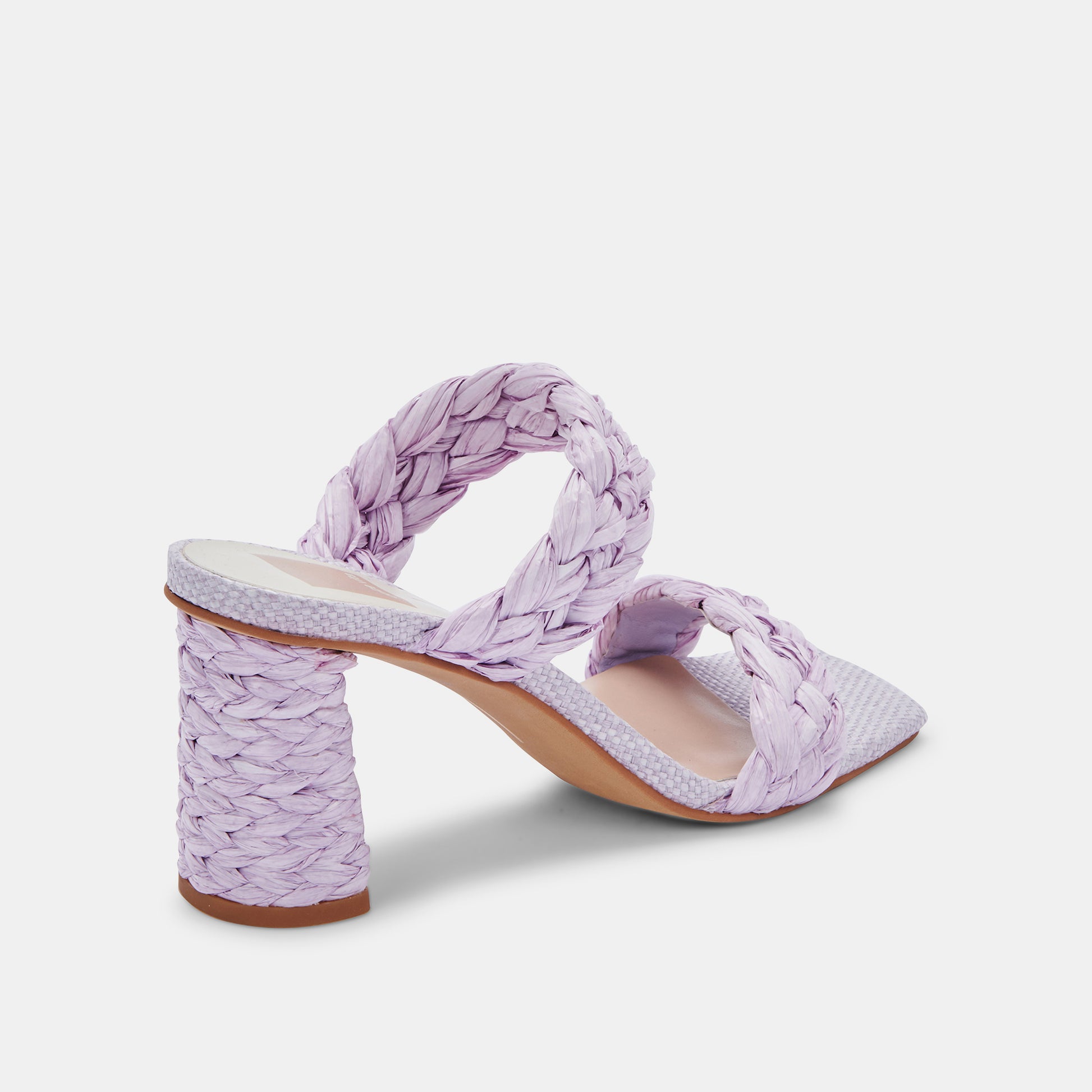 PAILY RAFFIA HEELS IN LILAC RAFFIA -   Dolce Vita