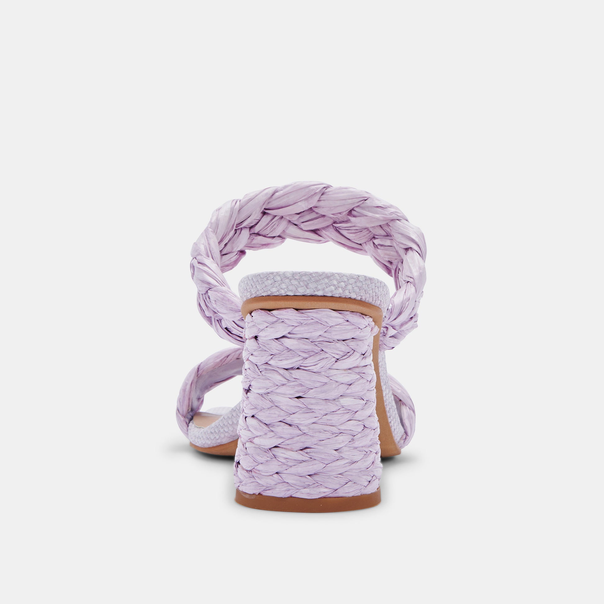 PAILY RAFFIA HEELS IN LILAC RAFFIA -   Dolce Vita