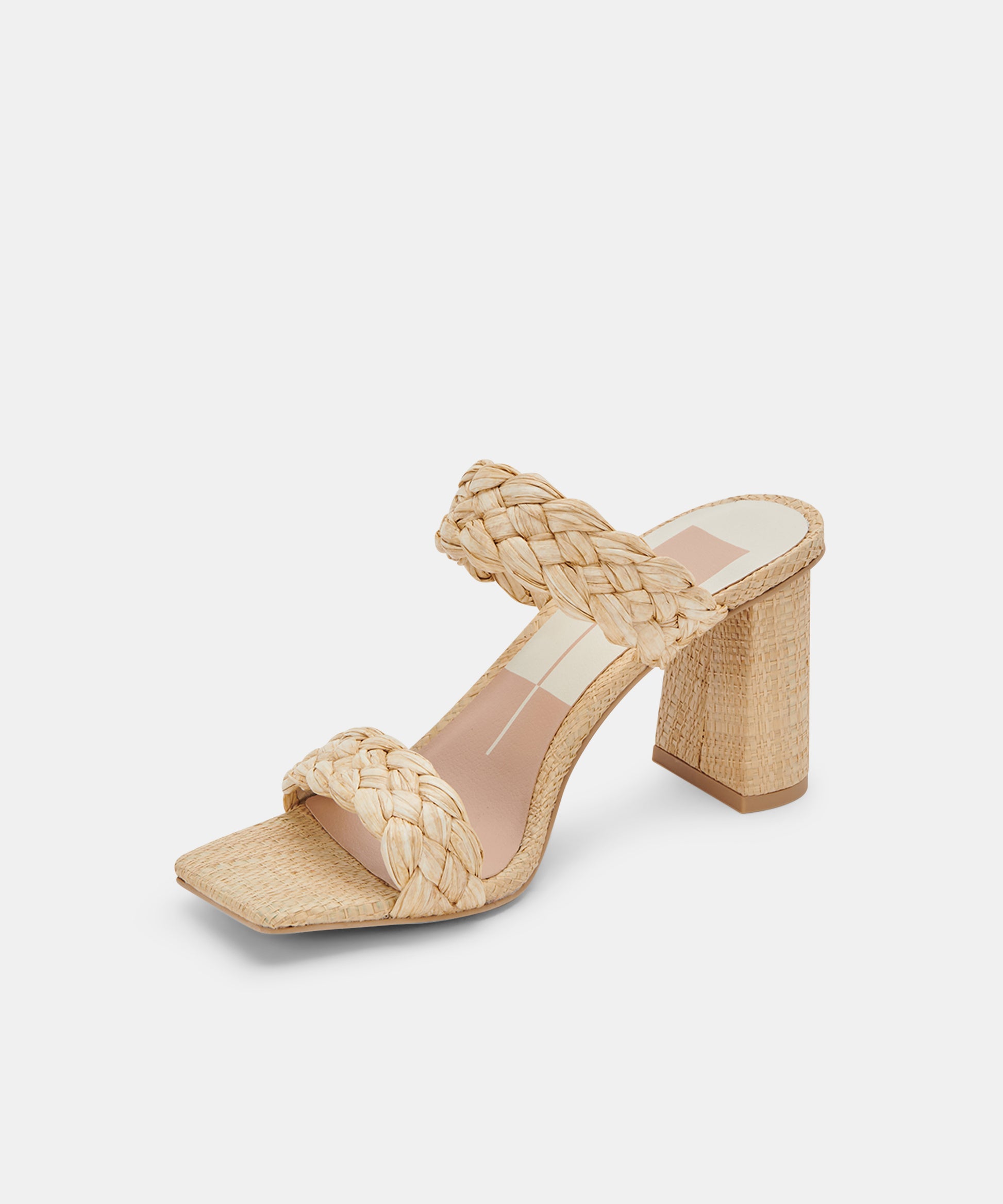 PAILY HEELS IN LT NATURAL RAFFIA -   Dolce Vita