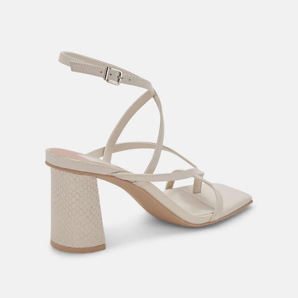 PAROO HEELS IVORY LEATHER Dolce Vita