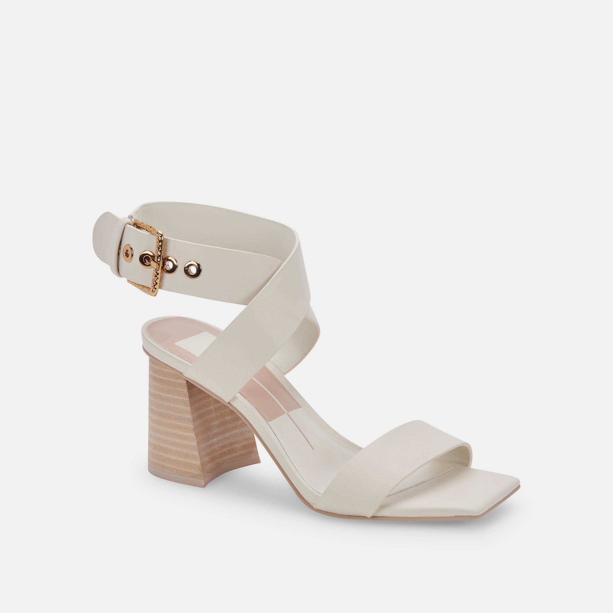 PAYTIN HEELS IVORY LEATHER – Dolce Vita