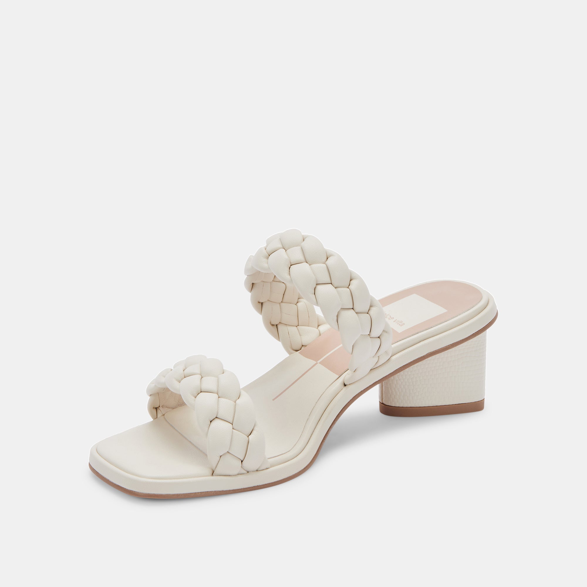 RONIN Sandals Ivory Stella | Braided Ivory Sandals – Dolce Vita