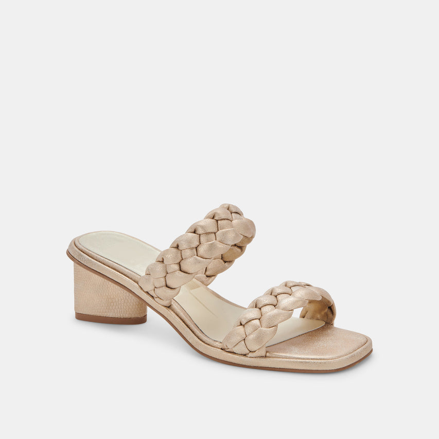 RONIN SANDALS LIGHT GOLD STELLA