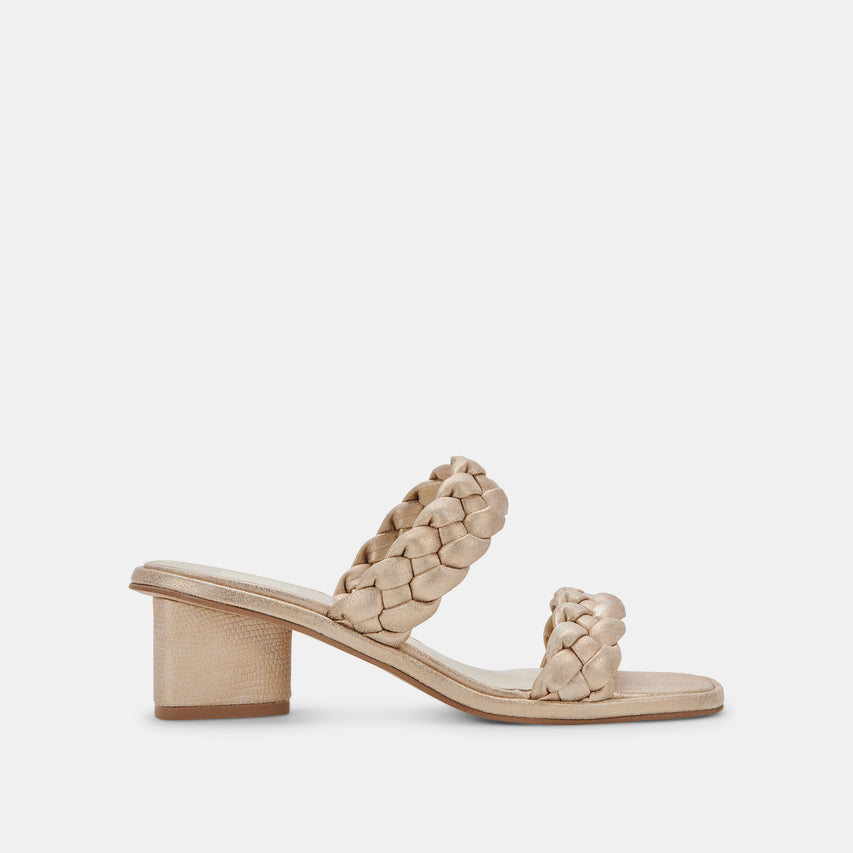 RONIN SANDALS LIGHT GOLD STELLA