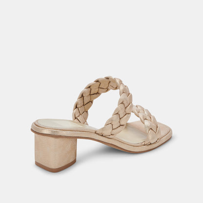 RONIN SANDALS LIGHT GOLD STELLA