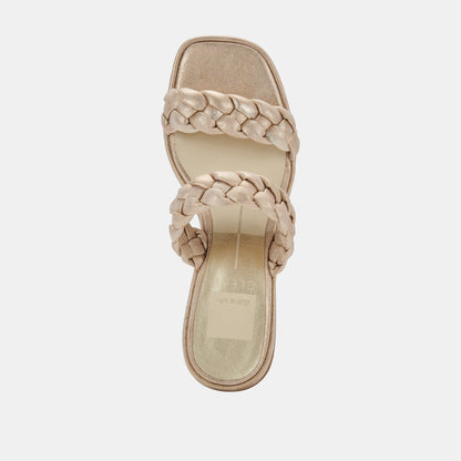 RONIN SANDALS LIGHT GOLD STELLA